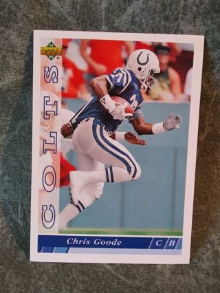 Football Trading Card Chris Goode