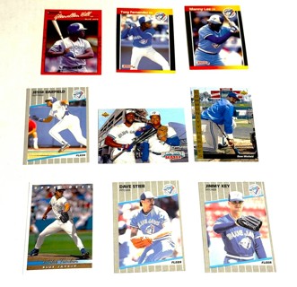 Key ,Carter,Alomar,Stieb,Winfield- Blue Jays- 9 Card Lot