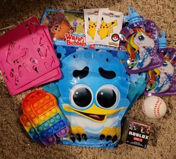 Kids Lot Stocking Stuffers Brand New Items Roblox Bubbles Pop It Pokemon Fun
