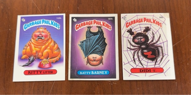 1986 Topps Garbage Pail Kids sticker lot