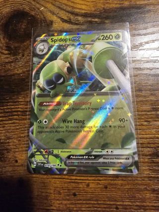 Pokemon Spidops EX 019/198 double rare