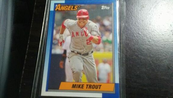 2013 TOPPS MIKE TROUT ANGELS BASEBALL CARD# 200