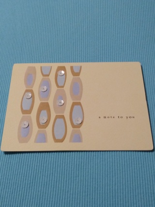 Notecard & Envelope - to you