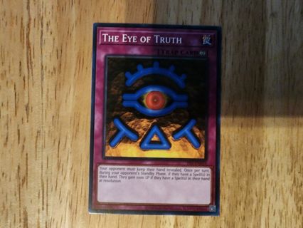 Yugioh the eye of truth trap card