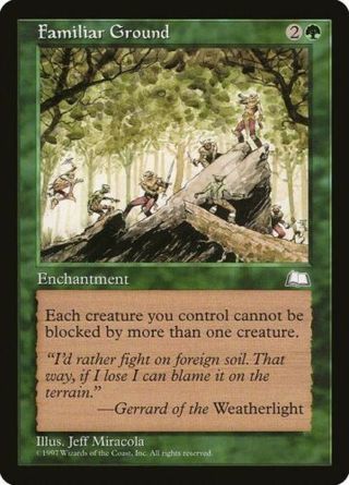 1997 Familiar Ground MTG Weatherlight 