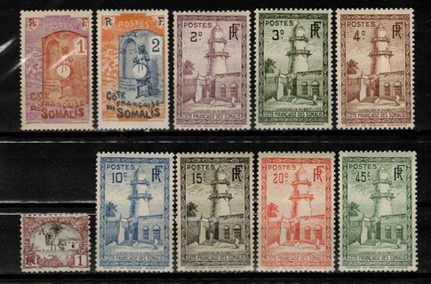 Somali Coast Stamps 1902-1940
