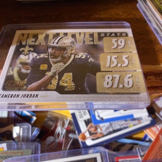 2020 panini score next level stats Cameron Jordan football card 