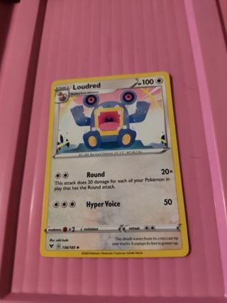 Loudred Pokemon Card