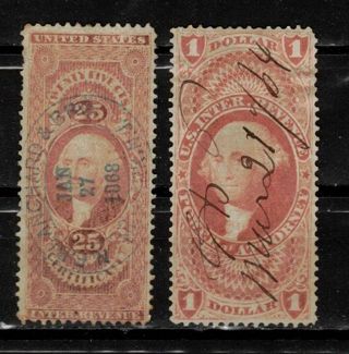 US Large Size Revenues with 1860s Date Cancels