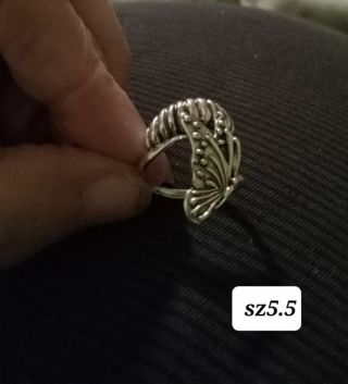 Cocoon and butterfly ring sz5.5 new