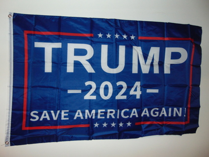 Trump 2024 SAVE AMERICA AGAIN 3x5 Ft Polyester Flag 