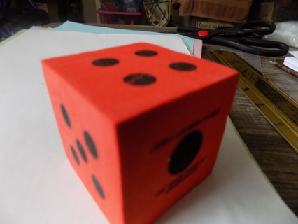 Red foam dice 2 x 2