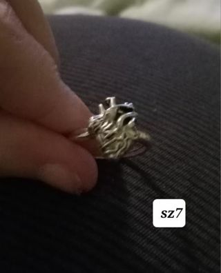 human heart ring sz7 new