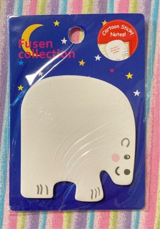 Kawaii polar bear memo pad 