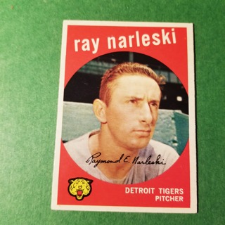 1959 - TOPPS BASEBALL CARD NO. 442 - RAY NARLESKI - TIGERS