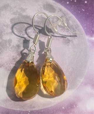 ✡️ Beautiful Yellow drop Earrings ✡️!! New!! Free Shipping!!