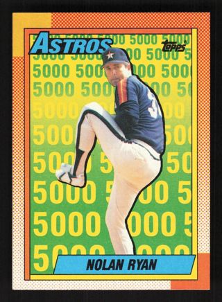 1990 Topps Nolan Ryan #4 Houston Astros