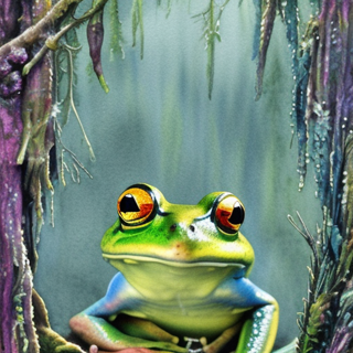 Listia Digital Collectible: [A17] Frog Art Collection: #001