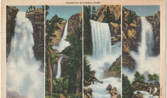 Vintage Used Postcard: 1936 Yosemite National Park