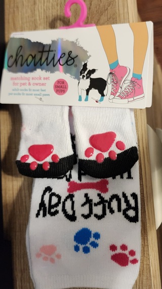 NEW - Chatties - Matching Sock Set for Pet & Owner 