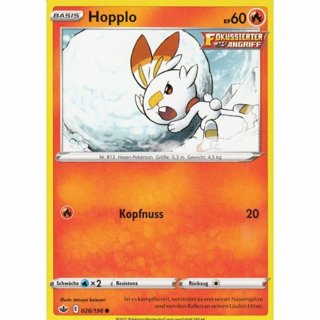 Tradingcard - Pokemon 2021 german Hopplo 026/198