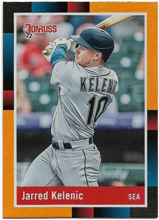 2022 DONRUSS JARED KELENIC 1988 RETRO GOLD HOLO PARALLEL CARD