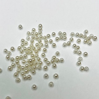Faux Pearl 4mm Round Beads
