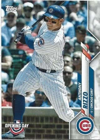 2020 TOPPS ANTHONY RIZZO CARD