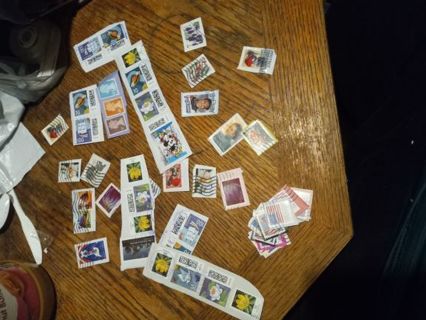 45 used Stamps from all over the world.