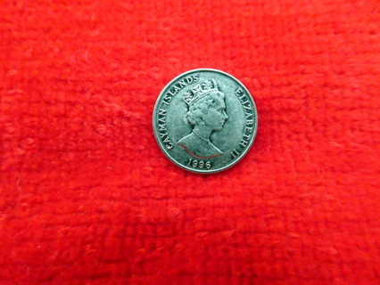 1996 Cayman Islands 5 cents coin