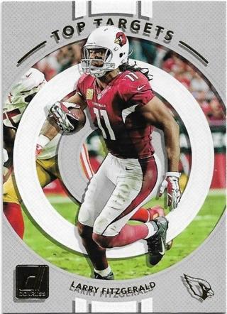 2017 DONRUSS LARRY FITZGERALD TOP TARGETS CARD