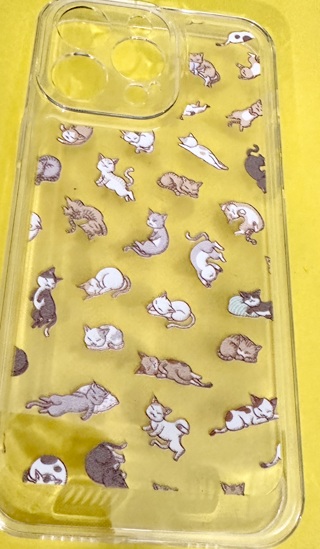 ~**~NEW Iphone 14 Pro Max Case Clear Case With Kawaii Kitties~**~