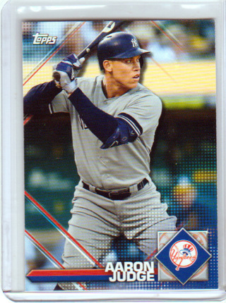 Aaron Judge, 2020 MLB Sticker Card #SP-6, New York Yankees, (L4