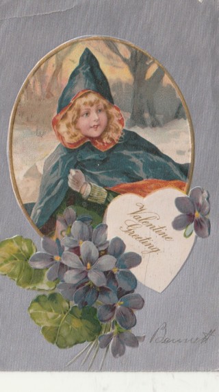 Vintage Used Postcard: (y): 1908 Valentine Greeting