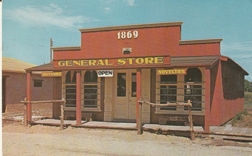 Vintage Used Postcard: (m): Old Abilene, Kansas