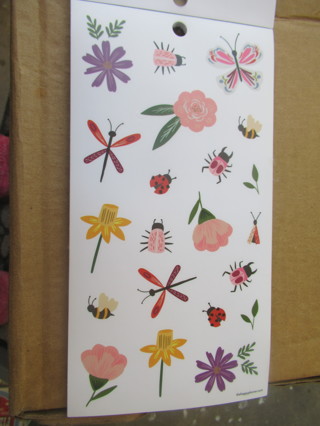 Fun new stickers.  SUPER Colorful SUMMER FLOWERS & BUGS stickers ~~ So cute!!