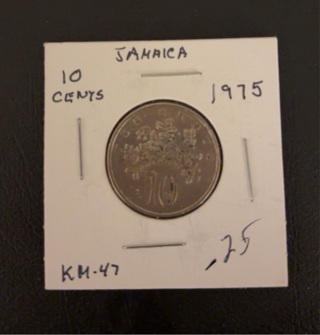 1975 Jamaica 10 Cent Foreign Coin