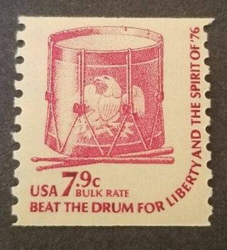  1976 7.9c Americana Series: Drum Bulk Rate Stamp