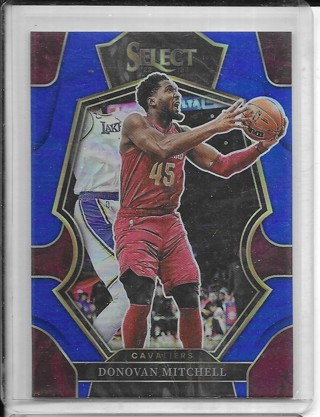 Donovan Mitchell 2022-23 Select Prizm Blue #131