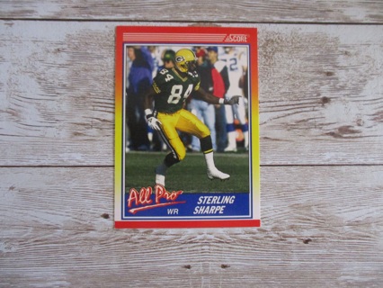 Score All Pro Sterling Sharpe WR football trading card # 589