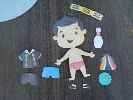 PAPER CRAFT BOY & embellishments -- new!