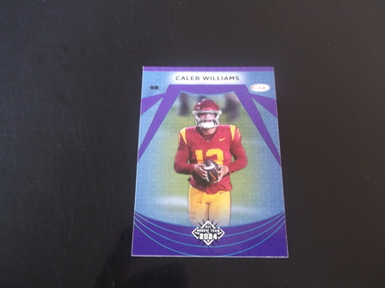 2024 SAGE HIT HIGH SERIES ALL ROOKIE TEAM   CALEB WILLIAMS    purple  parallel  CARD # 107  usc 