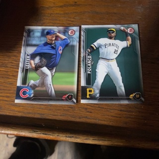 Baseball trading cards 