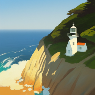 Listia Digital Collectible: Point Sur Lighthouse