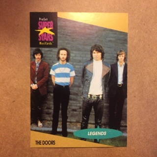 1991 ProSet Super⭐️Stars MusiCards ~ The Doors (Card # 9)