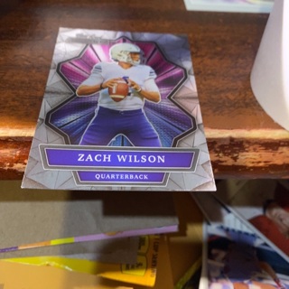 2021 wild card allumination Zach Wilson football card 