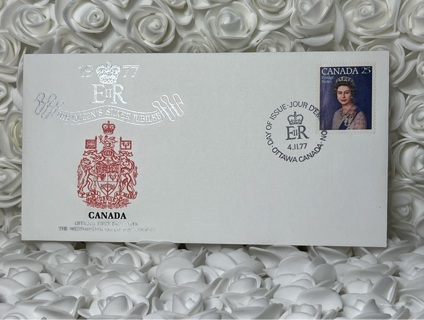 Queen Elizabeth II Canada 1977 First Day Cover Silver Anniversary  