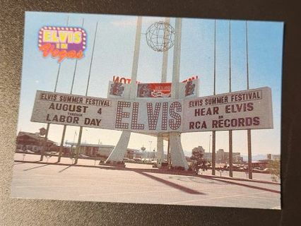 1992 The River Group Elvis Presley "Elvis In Vegas" Card #446