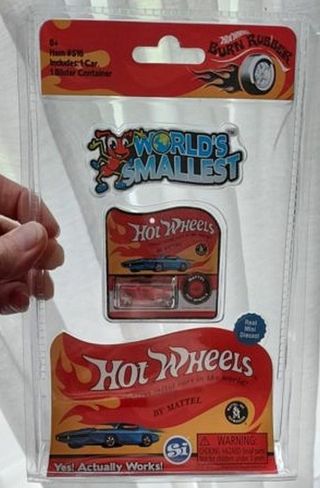 Worlds Smallest Hot Wheels Red Bone Shaker #516 Die Cast + 1