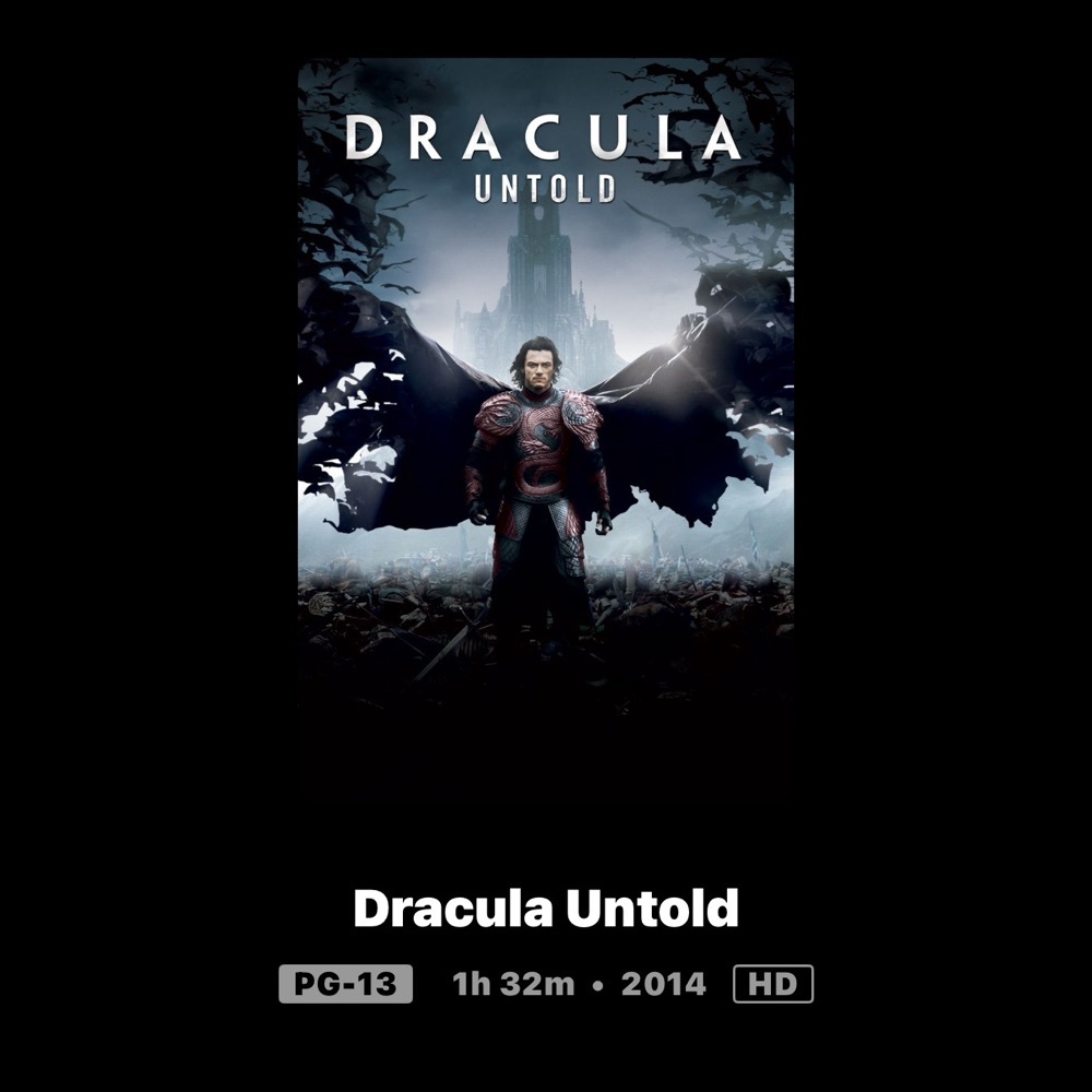 FREE: DRACULA UNTOLD HD MOVIES ANYWHERE CODE ONLY (PORTS)